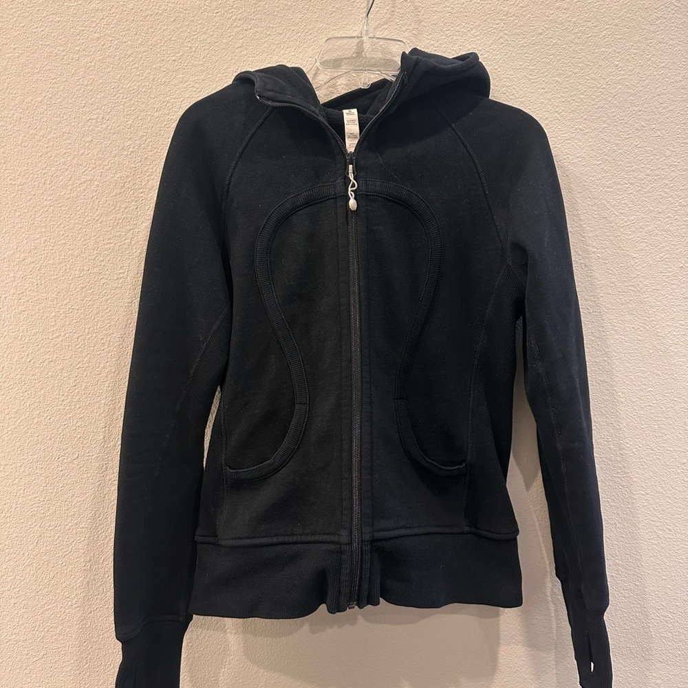 Black Lululemon Scuba Hoodie - Vintage - Size 8